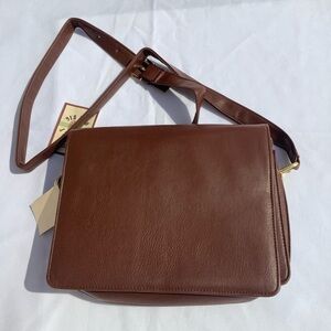 Brown Leather Crossbody Bag